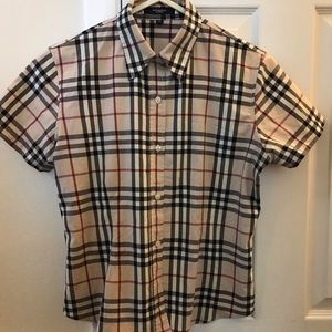 Plaid women’s blouse.